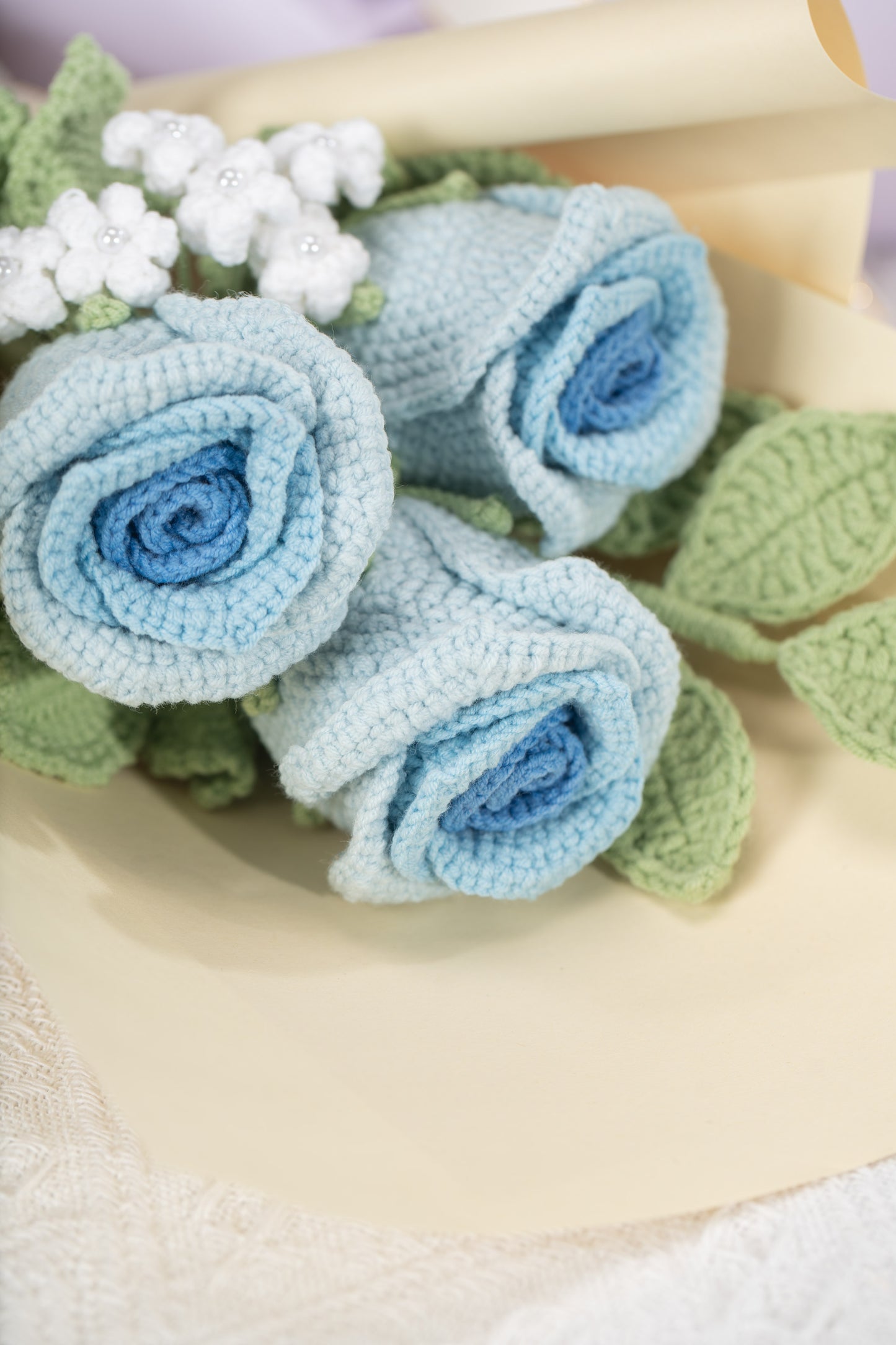 Small Blue Rose Bouquet