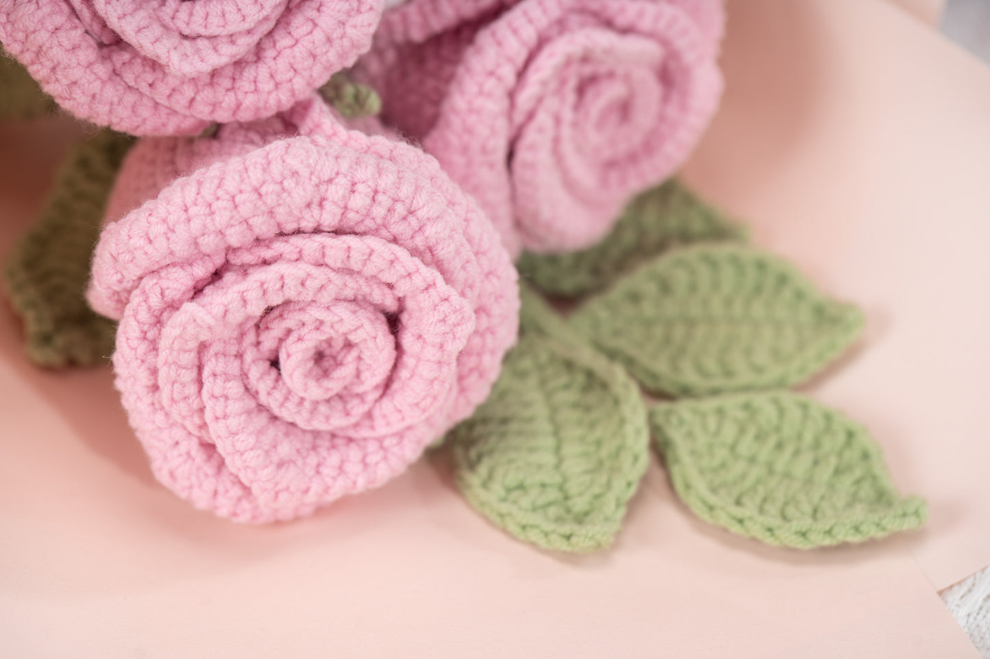 Small Dark Pink Rose Bouquet