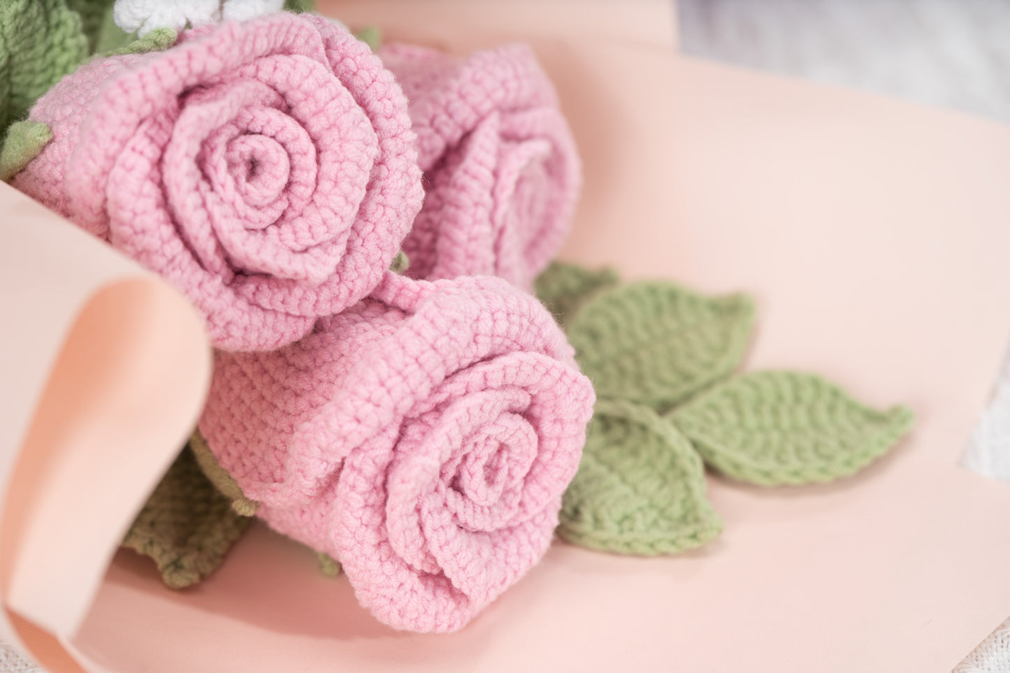 Small Dark Pink Rose Bouquet