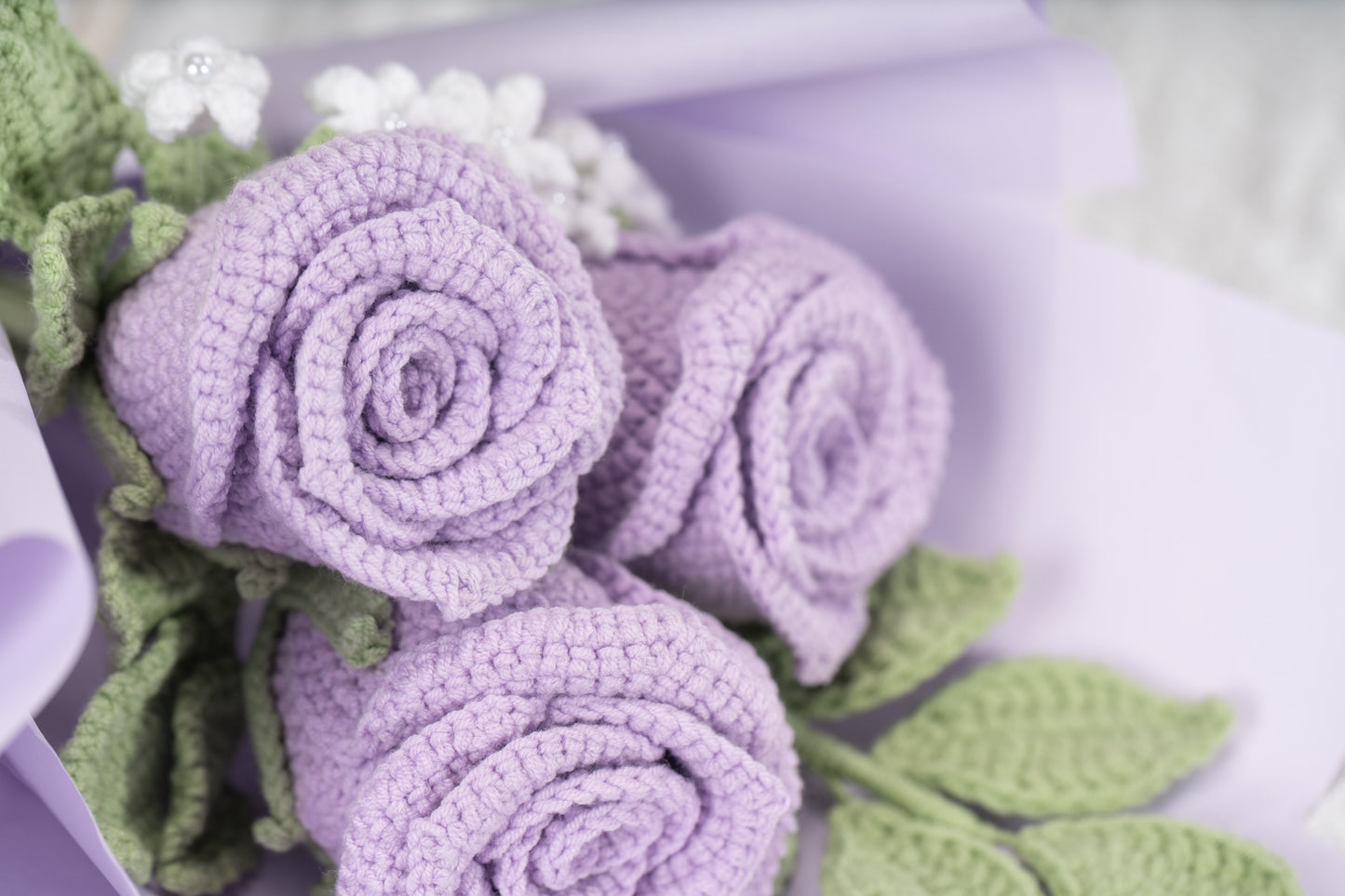 Small Purple Rose Bouquet