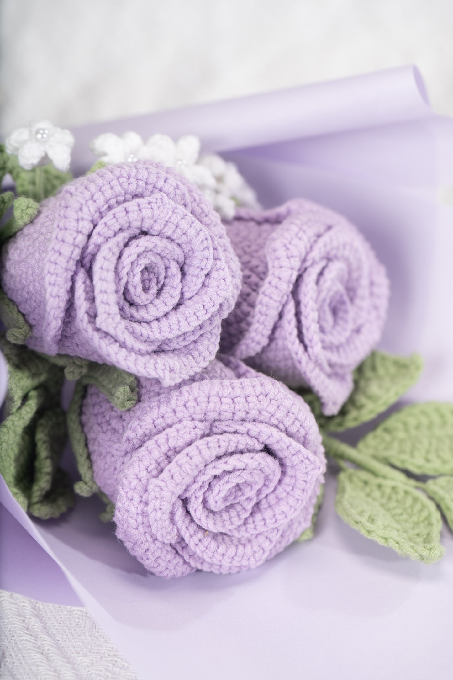 Small Purple Rose Bouquet