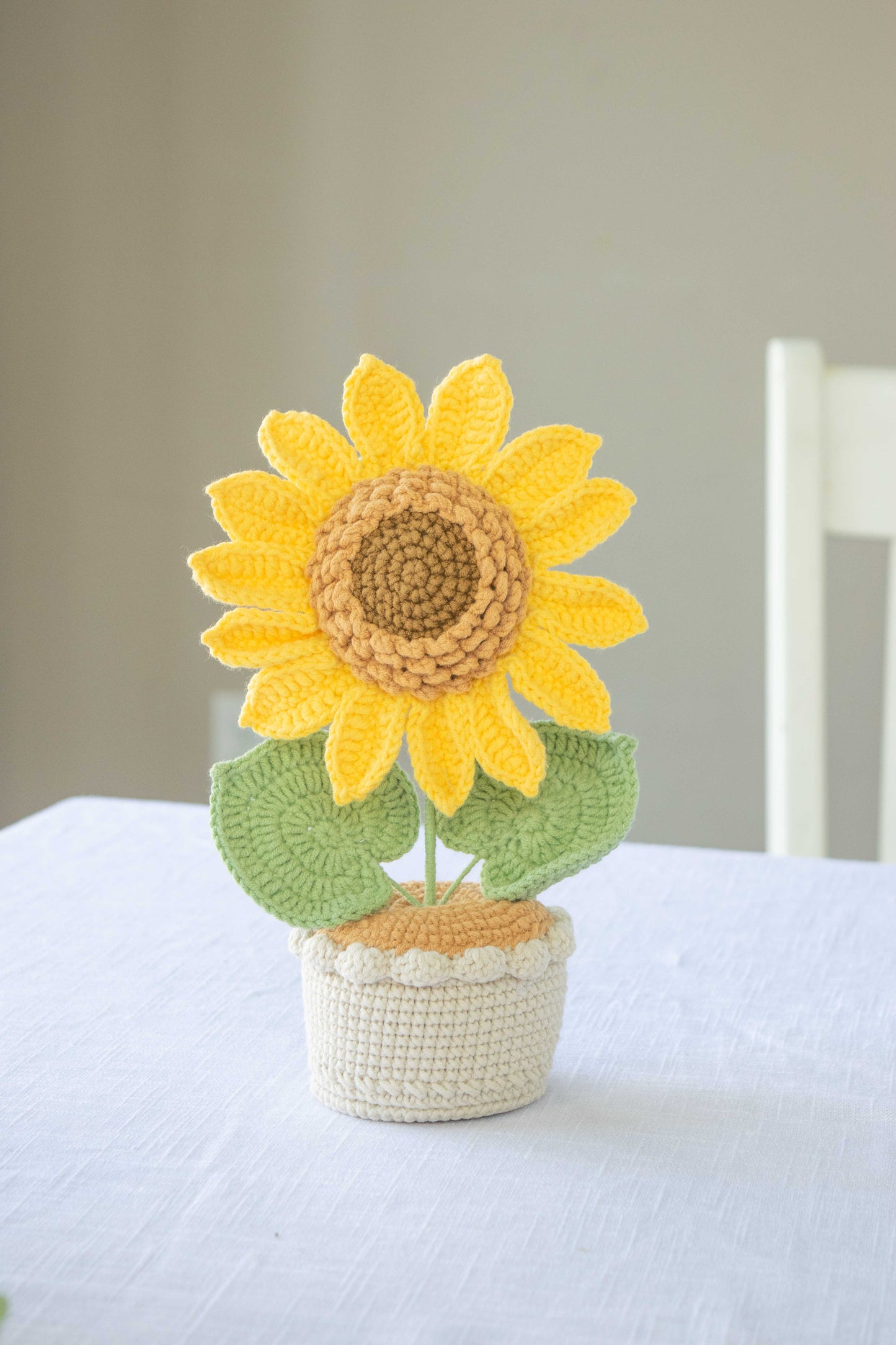 sunflower potted plant