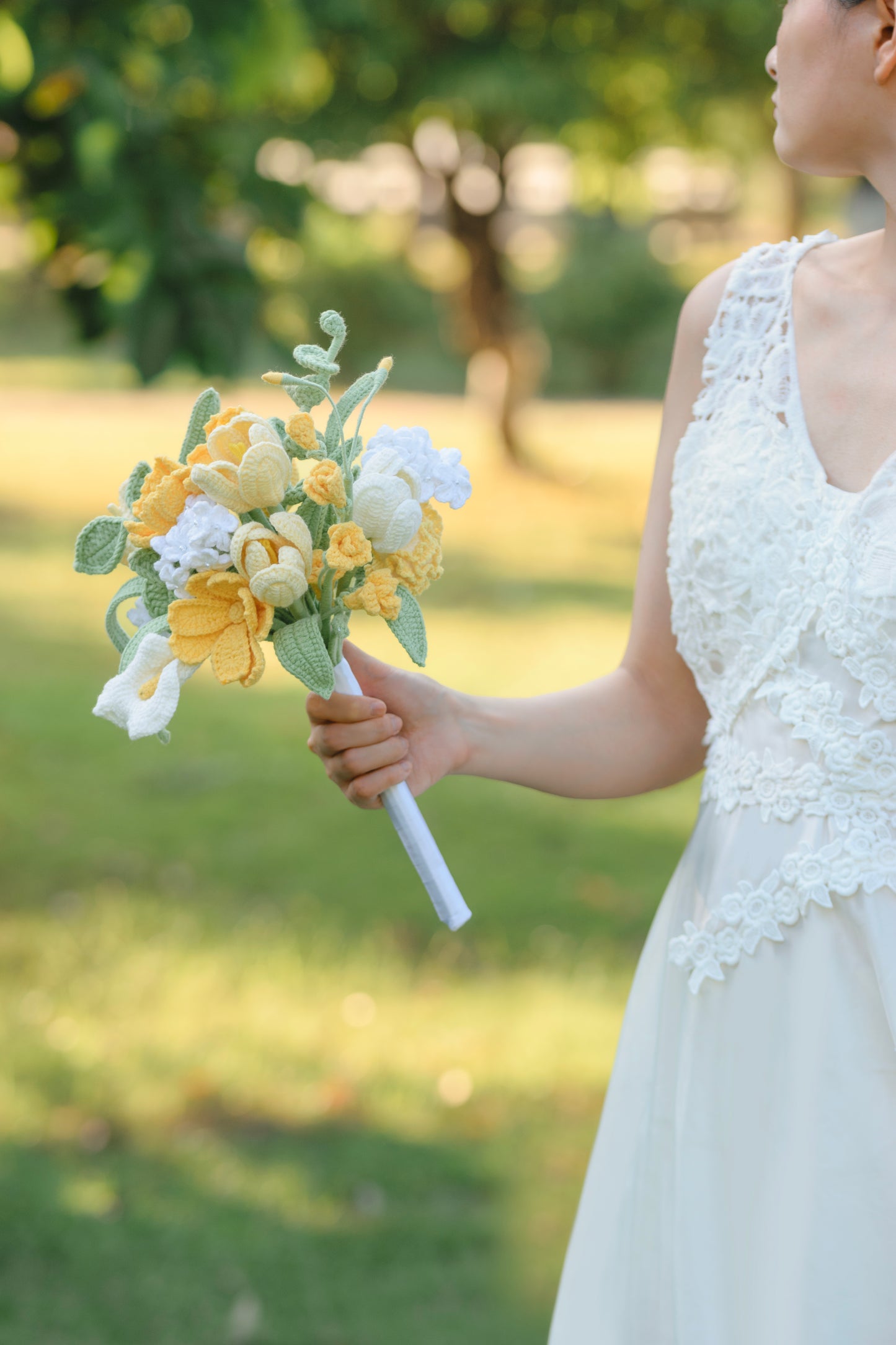 Yellow Wedding Bouquet Set