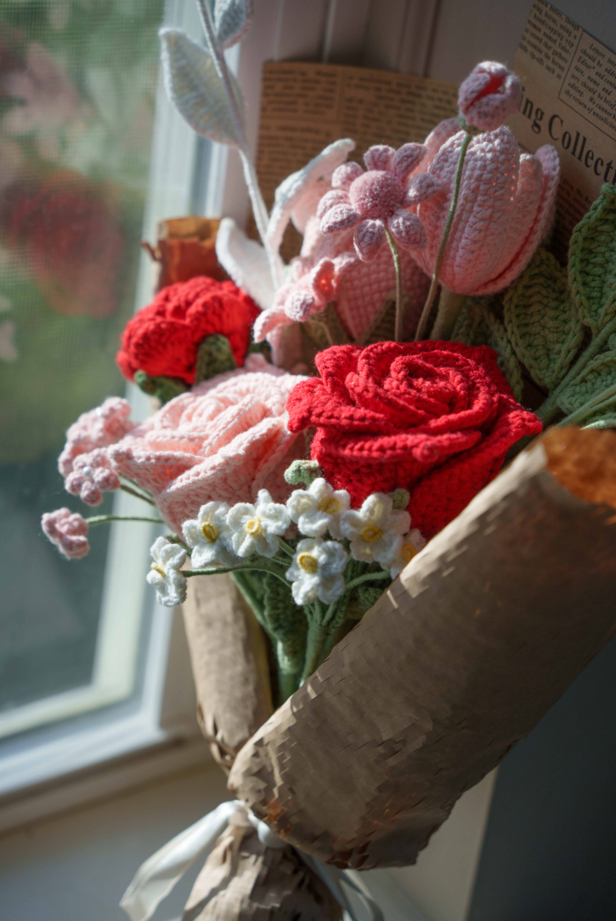 Pink and Red Rose Bouquet