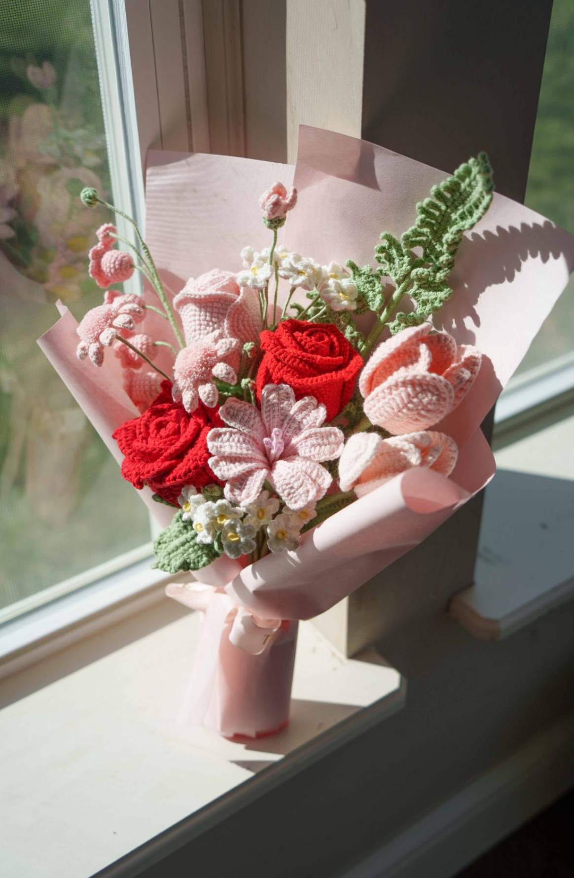 Rose Bouquet with Lily of the Valley