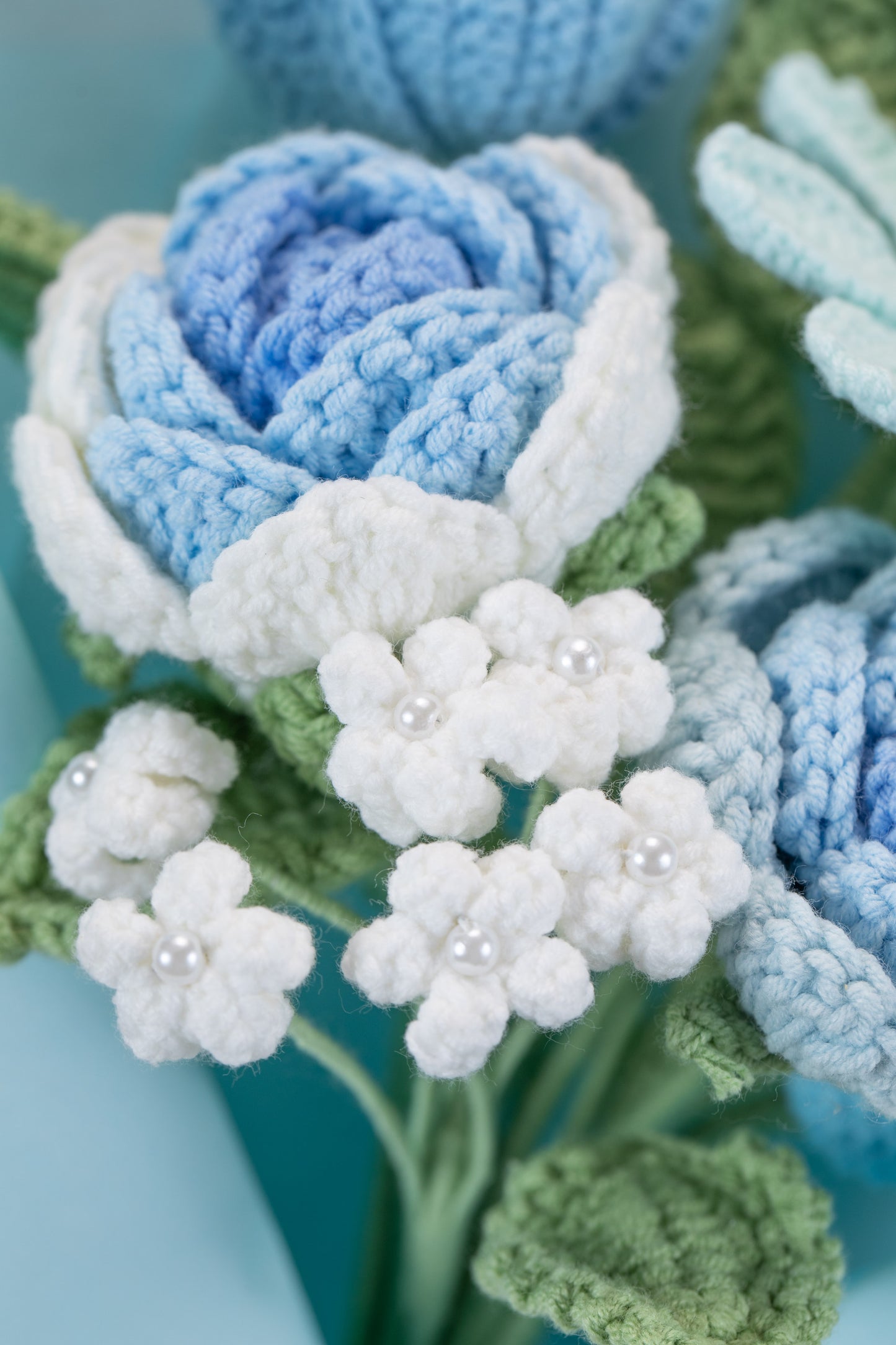 Blue Rose with Cosmos Bouquet