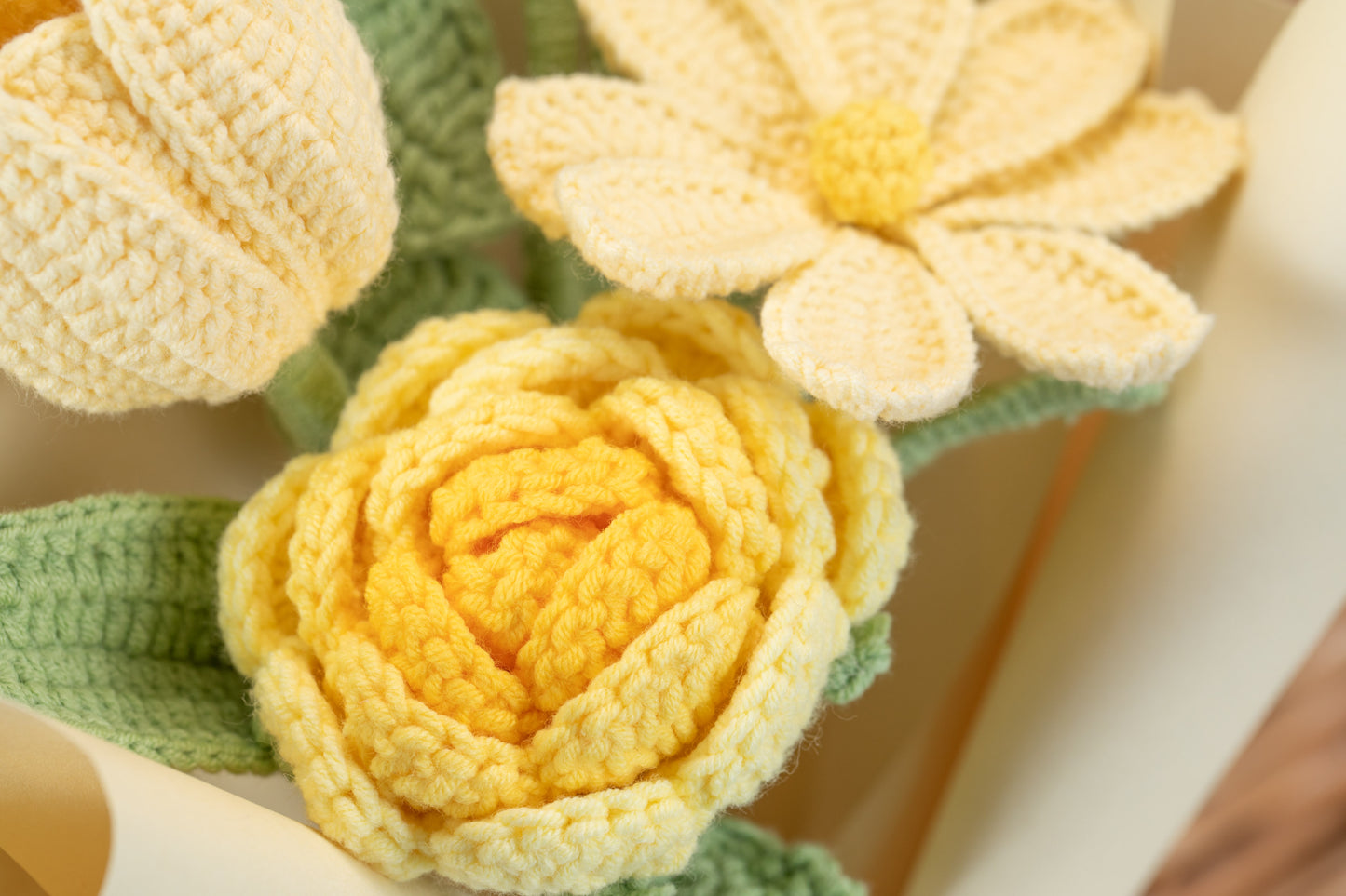 Small Yellow Rose with Cosmos Bouquet