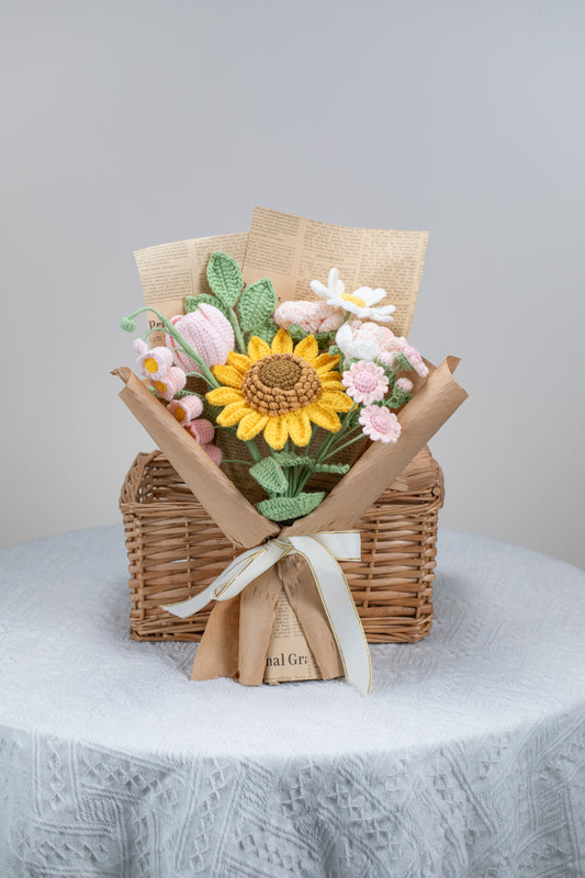 Pink Sunflower Bouquet