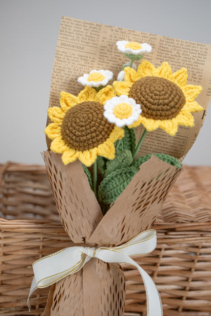 Small Sunflower with Daisy Bouquet
