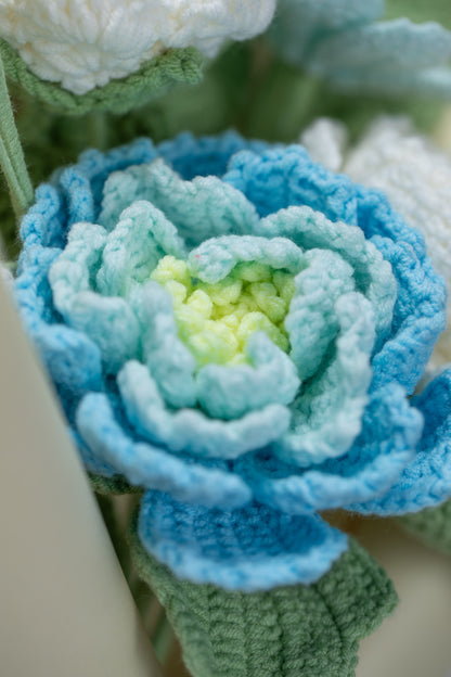 Blue Peony Bouquet