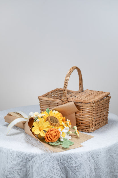 Orange Sunflower Bouquet