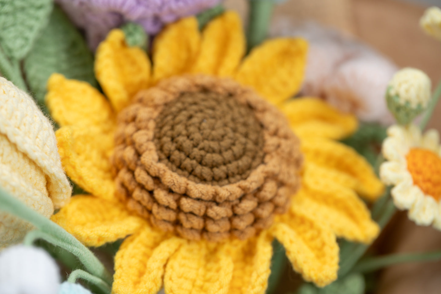 Rainbow color Sunflower Bouquet