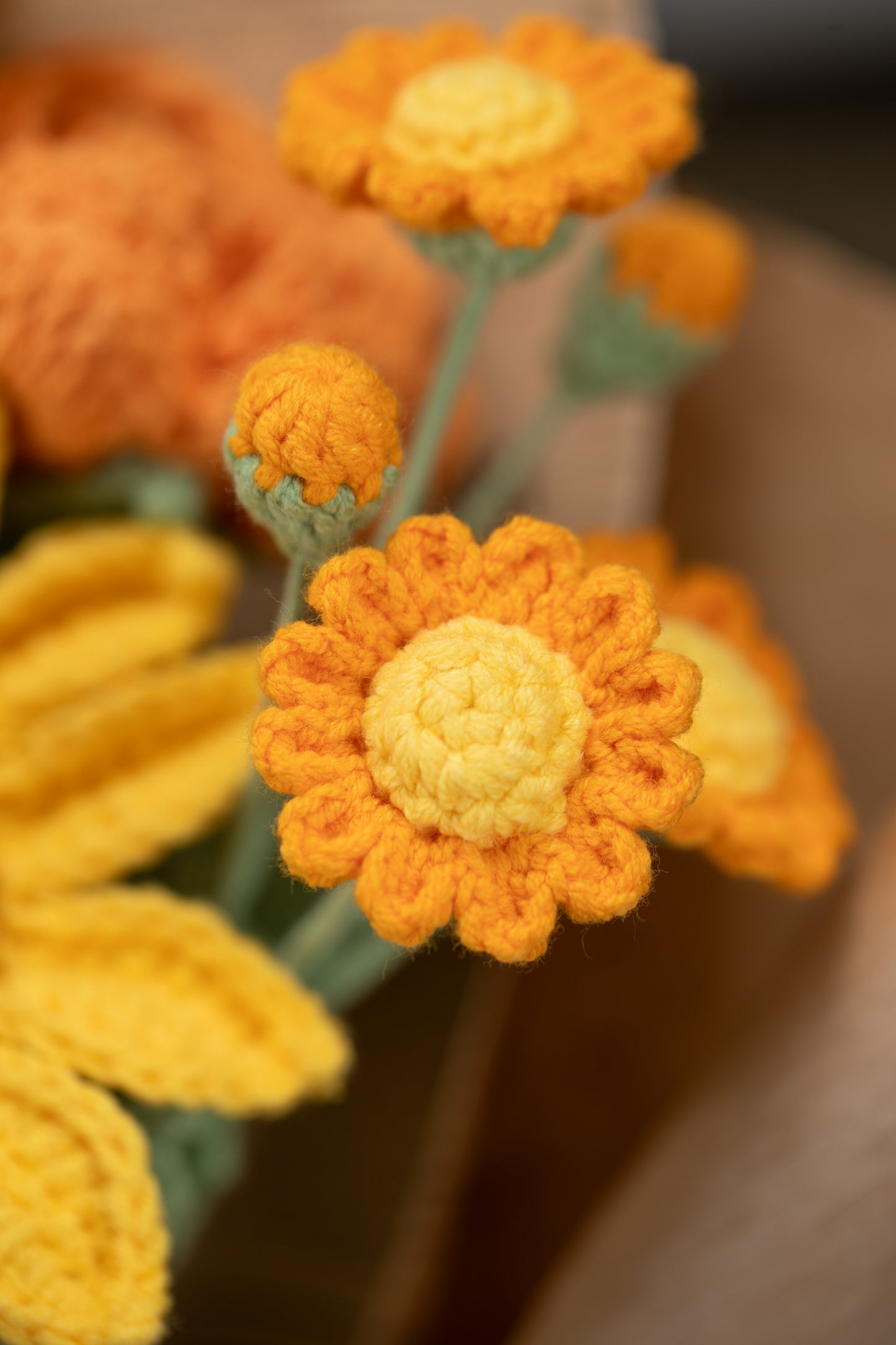 Orange/Red Sunflower Bouquet
