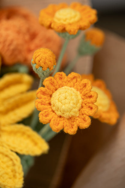 Orange/Red Sunflower Bouquet