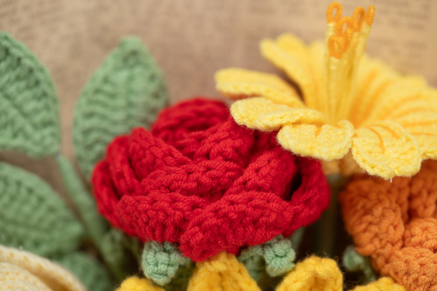 Orange/Red Sunflower Bouquet