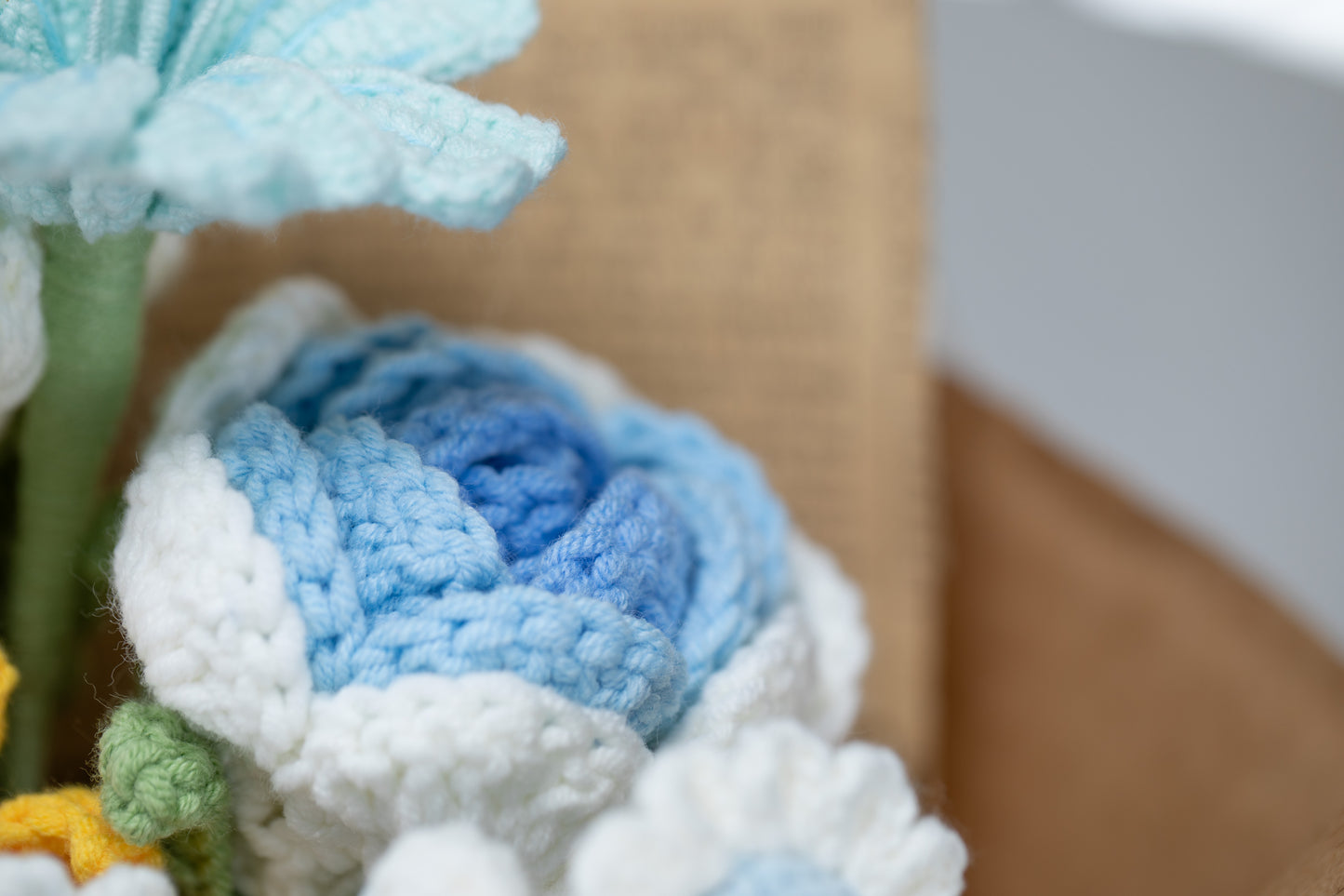 Blue Sunflower Bouquet