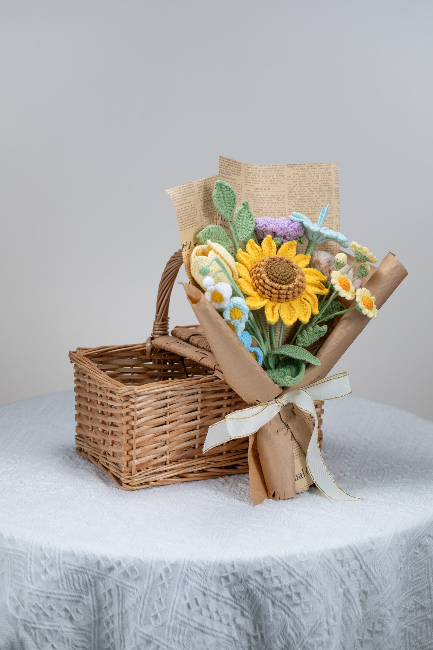 Rainbow color Sunflower Bouquet