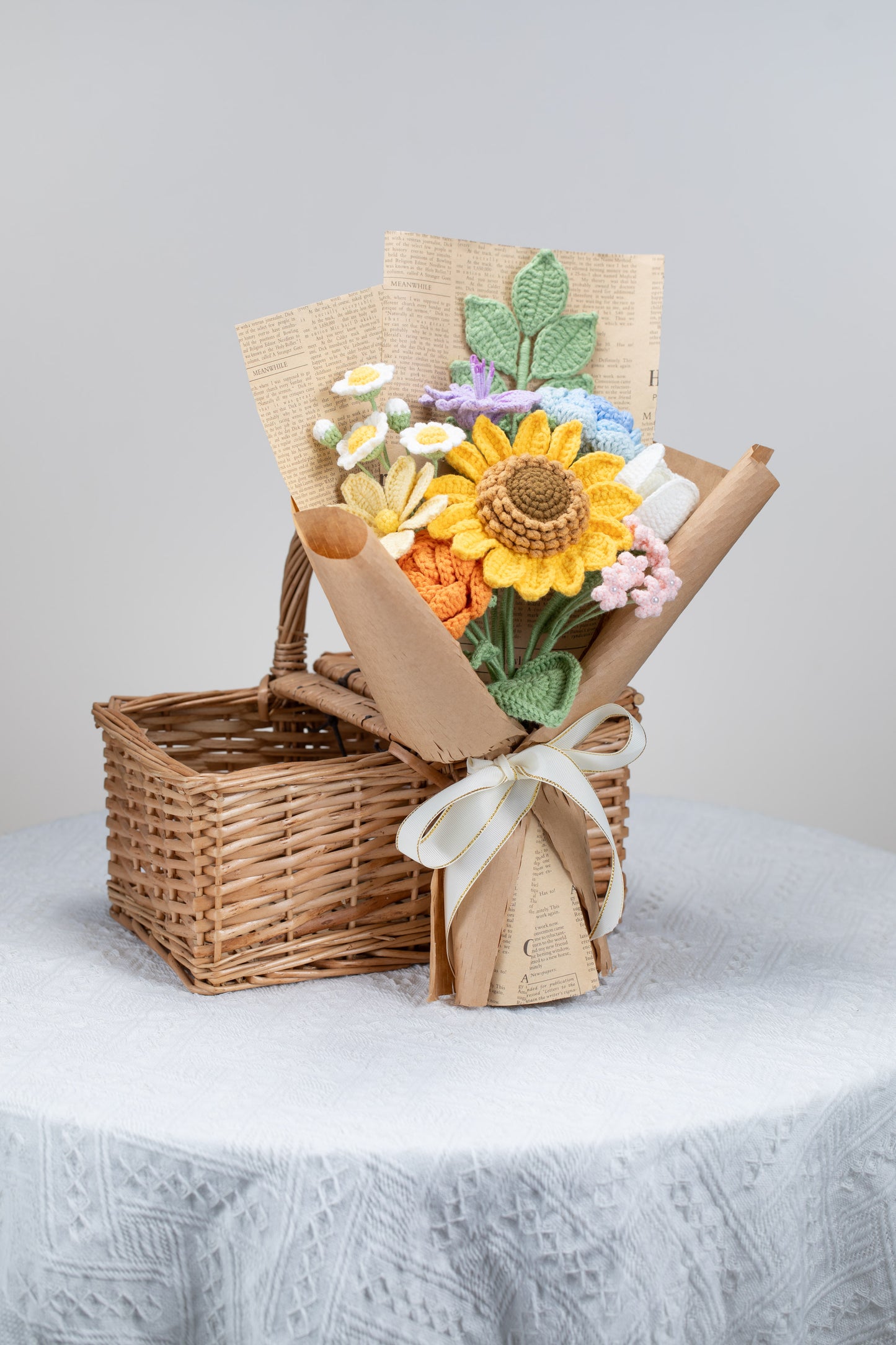 Large Rainbow Sunflower Bouquet