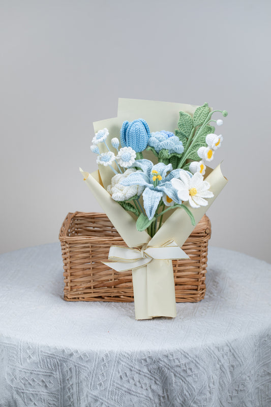 Blue Lily Bouquet