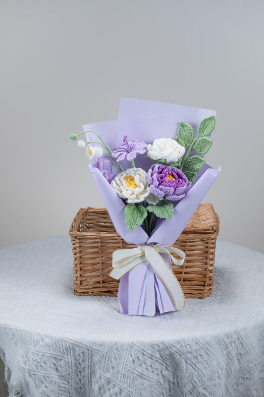 Purple Peony Bouquet