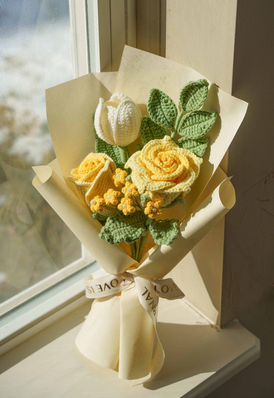 Rose with Tulip Bouquet