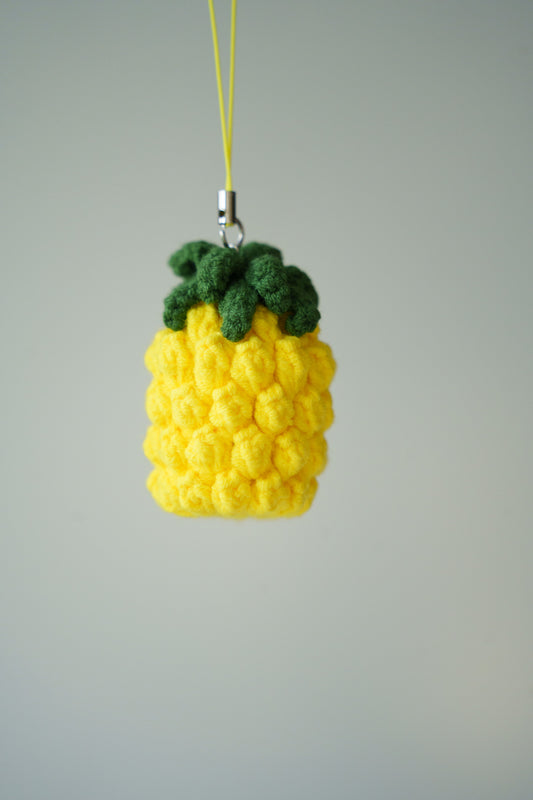 crochet Pineapple keychain