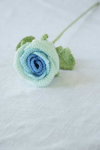 ombre blue rose