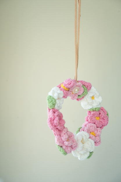 Pink Flower Car Hanger