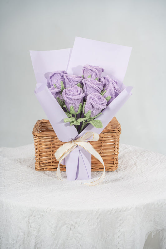 Purple Rose Bouquet