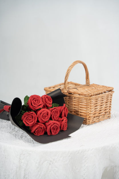 Burgundy Rose Bouquet