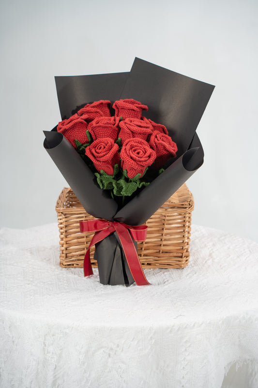 Burgundy Rose Bouquet