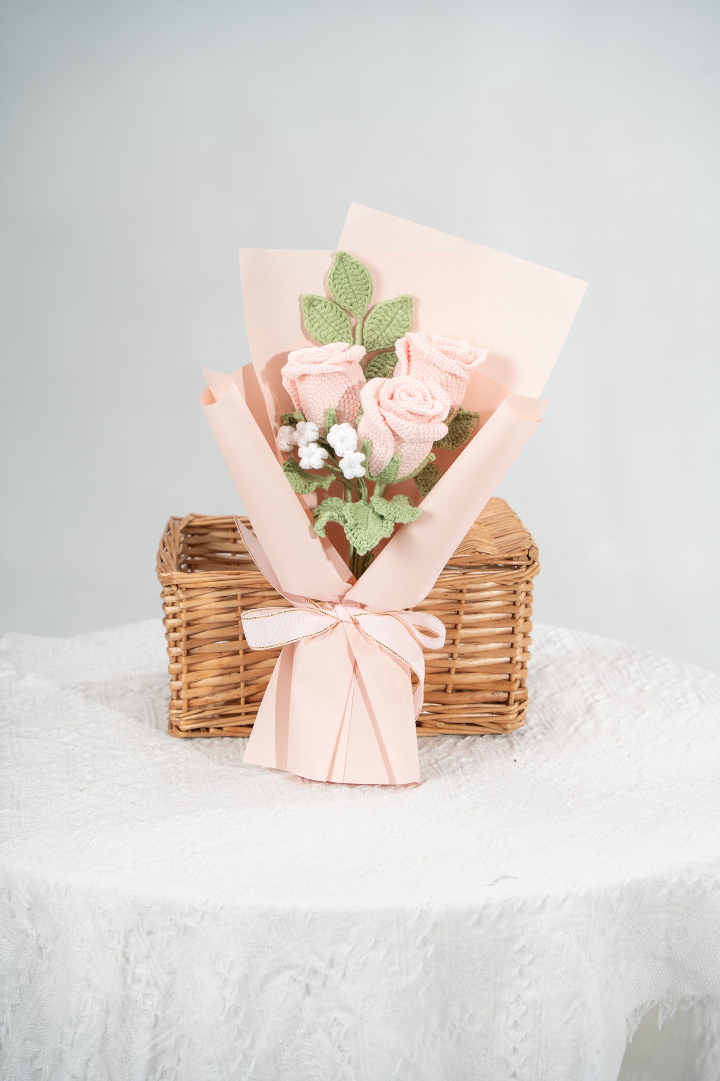 Small Pink Rose Bouquet