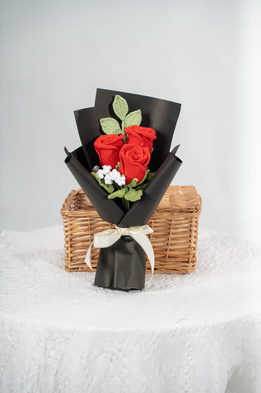 Small Red Rose Bouquet