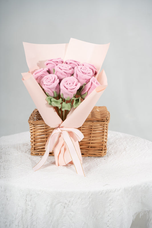 Dark Pink Rose Bouquet