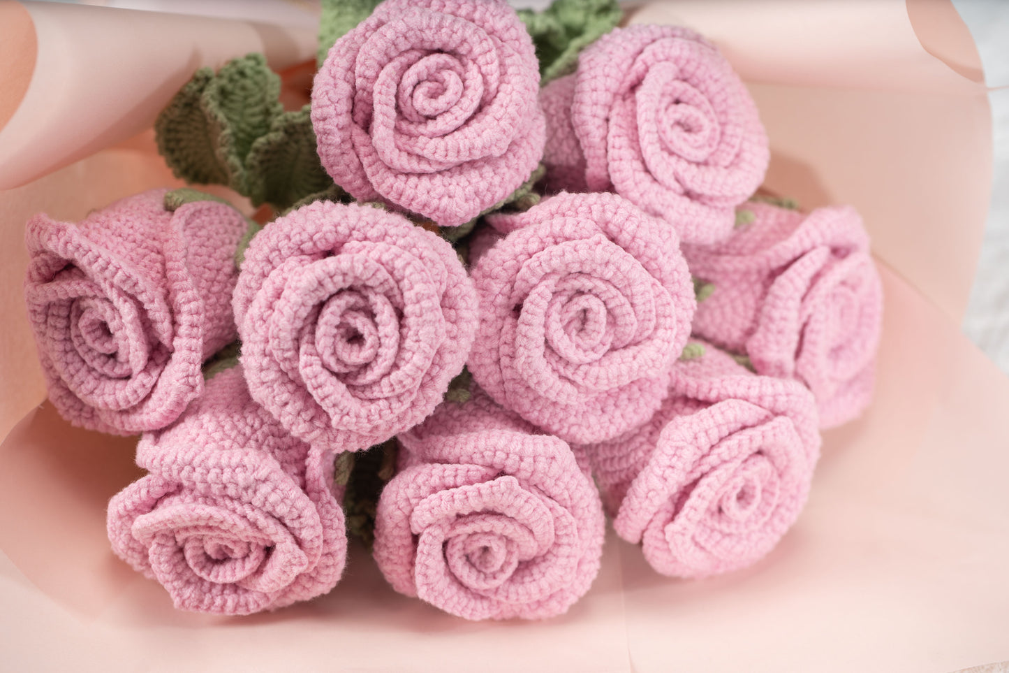 Dark Pink Rose Bouquet