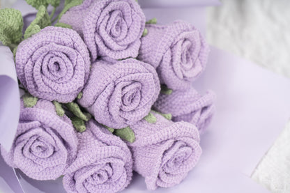 Purple Rose Bouquet