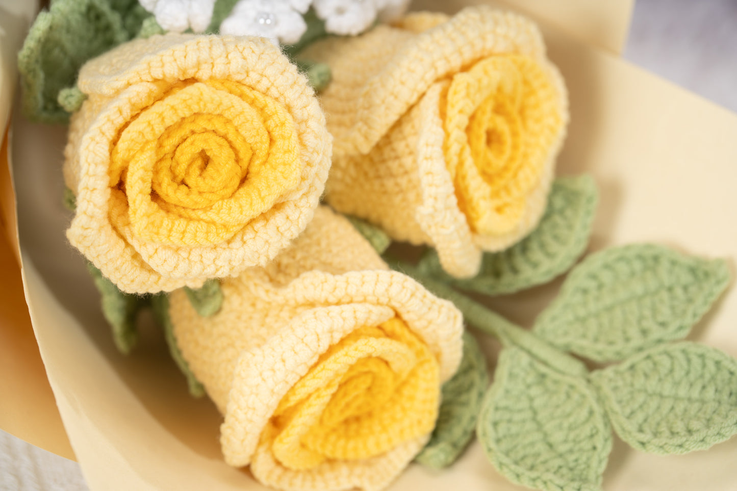 Small Yellow Rose Bouquet