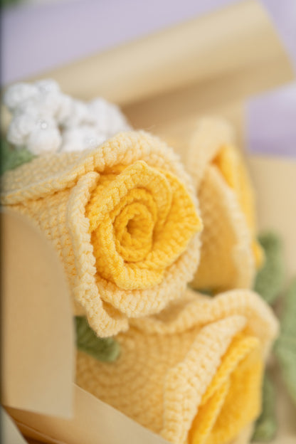 Small Yellow Rose Bouquet