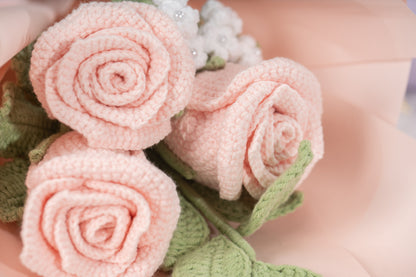 Small Pink Rose Bouquet