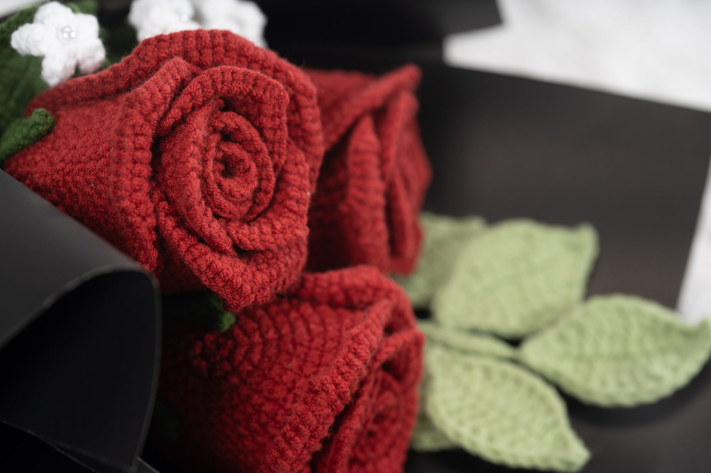 Small Burgundy Rose Bouquet