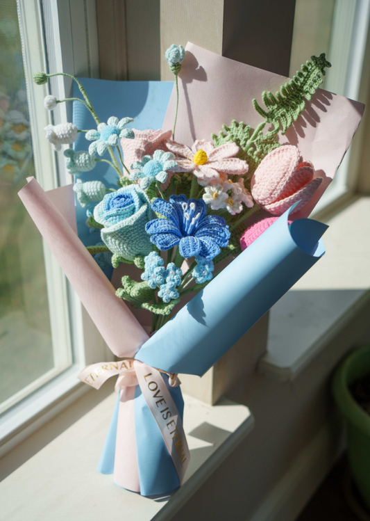 Rose Bouquet with Lily of the Valley