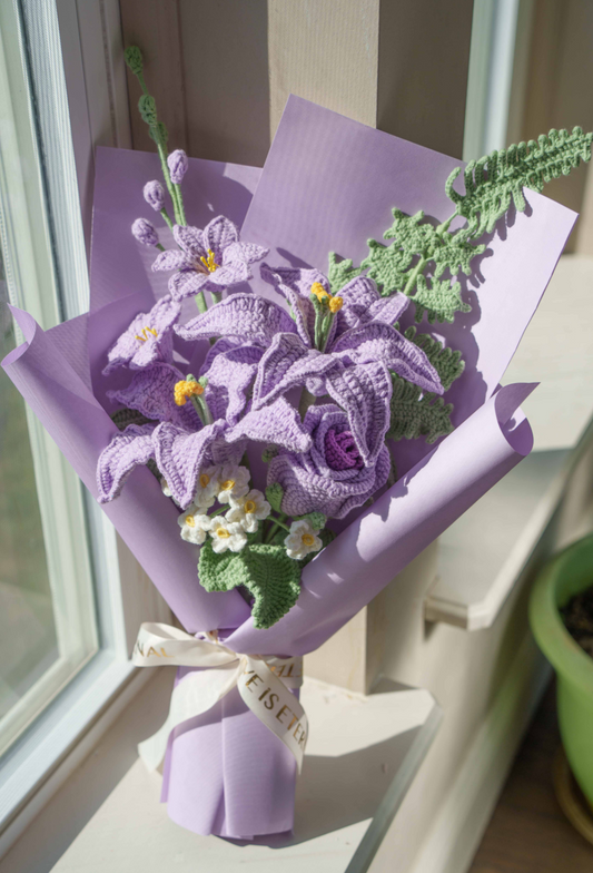 Rose with Lily Bouquet