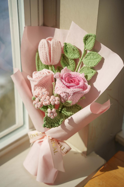 Rose with Tulip Bouquet
